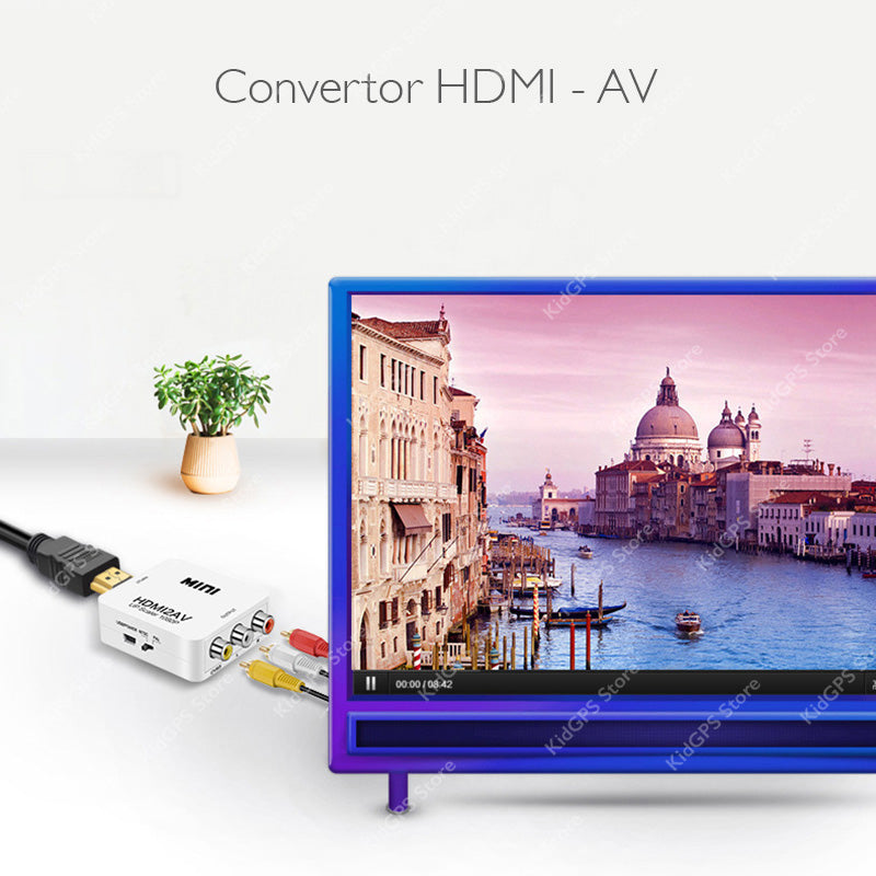 Adaptor convertor HDMI la AV Techone HDAV-01 Adaptor convertor HDMI la AV Techone HDAV-01